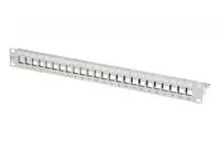 Metz Connect - Patch Panel - Rack montierbar - Grau - 1U - 48,3 cm (19) - 24 Ports