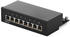 HB-Digital Patchpanel / Patchfeld 8-Port CAT.6 hb-digital für Netzwerkkabel LAN Verlegekabel, STP