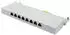 Good Connections Patchpanel Desktop Cat. 6, 8-Port, 0,5 HE, STP geschirmt, werkzeugloses Öffnen Lichtgrau (RAL7035) (GC-N0111)