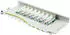 Good Connections Patchpanel Desktop Cat. 6, 8-Port, 0,5 HE, STP geschirmt, werkzeugloses Öffnen Lichtgrau (RAL7035) (GC-N0111)