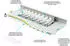 Good Connections Patchpanel Desktop Cat. 6, 8-Port, 0,5 HE, STP geschirmt, werkzeugloses Öffnen Lichtgrau (RAL7035) (GC-N0111)