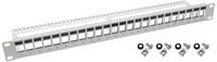 Hmf - 66445-07 Utp Keystone-patchpanel F&uuml;r Serverschrank, 19 Zoll, 24 Ports...