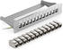 deleyCON 12-Port Patchpanel + 12x CAT 7 Keystone Module