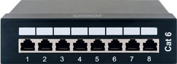 Schwaiger 8-Port Patchpanel (NWPP8 011)