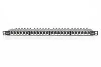 DIGITUS Professional Patchpanel Cat6a Klasse EA 19" schwarz, geschirmt, 24-Port,