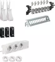 HAGER UM00M1 Multimedia Kit,mit 3xSteckdose,12xPatch (UM00M1)