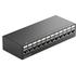 deleyCON 12 Port Patchpanel Set Patchfeld Verteilerfeld 1HE + 12x RJ45 Keystone Jack Modul STP CAT6a