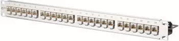 Metz Connect C6Amodul 24 Port 180°M 1HE Edelstahl (130B11P0-E)