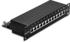 deleyCON CAT 6 Patchpanel Verteilerfeld 12 Port – 10 Zoll Rackeinbau Servermontage