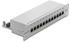 deleyCON CAT 6 Patchpanel Verteilerfeld 12 Port – 10 Zoll Rackeinbau Servermontage