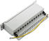 deleyCON CAT 6 Patchpanel Verteilerfeld 12 Port – 10 Zoll Rackeinbau Servermontage