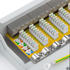 deleyCON CAT 6 Patchpanel Verteilerfeld 12 Port – 10 Zoll Rackeinbau Servermontage