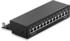 deleyCON CAT 6 Patchpanel Verteilerfeld 12 Port – Desktop & Wandmontage RJ45