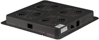 EFB Elektronik Dachlüfter 4-fach für PRO & ESV, Öffnung A, inkl. Thermostat, RAL9005 schwarz (PRO-LFD04AT.TS)