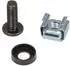schwarz (GC-N0050): Good Connections Befestigungssatz M6, Schrauben 20 mm, 20er Set