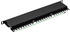 ProfiPatch Patchpanel Patchfeld Cat.6A 19 Zoll 24-Port RJ45 geschirmt Rackeinbau 0,5HE schwarz (P06SW)