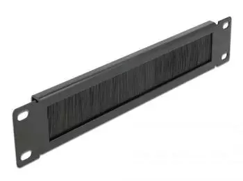 DeLock 10″ Kabelmanagement Bürstenleiste 1 HE schwarz (66287)