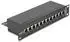 DeLock 10″ Patchpanel 12 Port Cat.6 schwarz (43297)