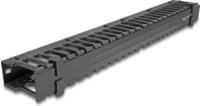 DeLOCK Kabelmanagement Rangierpanel mit 3 &Ouml;ffnungen 19" 1 H