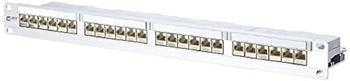 Metz Connect Patchpanel 19\" Cat6A modular 1HE 24xRJ45 E-DAT LSA (130856C-E)