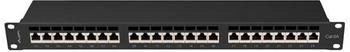 Lanberg Patch Panel 24-Port 1U 19" Cat.6A FTP geschirmt schwarz (PPSA-1024-B)