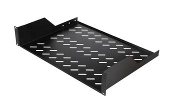 Equip Fachboden fest 19" für Serverschränke 2U 80cm schwarz (EZFS-19-2-80-B)