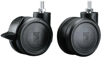 Rittal Doppel-Lenkrollen Kunststoff Schwarz 4 St. (7495.000)