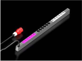 Rittal PDU Basic Rack-Stromverteilung 16A/3P CEE 18xCEE7/3 Schuko (7979133)