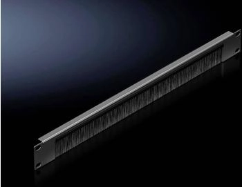 Rittal Kabeldurchführungs-Panel mit Bürstenleiste 482,6 mm 1HE Schwarz (5302202)