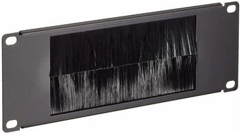 DeLock 10" Kabelmanagement Bürstenleiste schwarz 2U (66481)