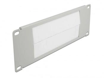 DeLock Kabelführungspanel mit Bürste 10'' 2HE grau (66535)