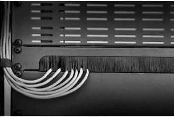 Renkforce 19 Zoll Netzwerkschrank-Bürstenleiste 1 HE Schwarz (RF-3429142)