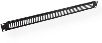 Value 19" Belüftungs-Frontplatte 1 HE schwarz RAL 9005 (26.99.0319)
