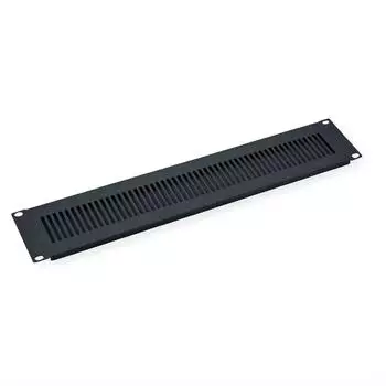 Value 19" Belüftungs-Frontplatte 2 HE Schwarz (26.99.0320)