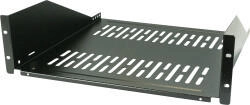 EFB-Elektronik 19" 3HE Fachboden, Tiefe 450 mm, Traglast 36 kg, RAL9005 (691650TS.3)