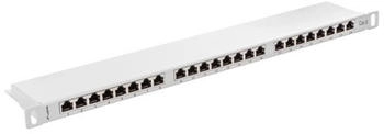 Lanberg PPS6-0024-S Patch Panel 0.5U Grau