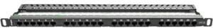 Lanberg PPU5-0024-B Patch Panel 0.5U Schwarz