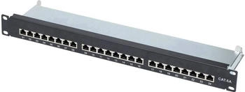 Renkforce 24 Port Netzwerk-Patchpanel 483 mm (19) CAT 6a 1 HE Bestückt (RF-3353158)