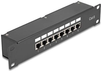 DeLock 10" Kupplungs-Patchpanel 8 Port Cat.6 (43304)