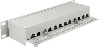 DeLock 10" Patchpanel 12 Port Cat.6A grau (43308)