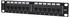 Intellinet 720748 12 Port Netzwerk-Patchpanel 254 mm (10) CAT 6 1 HE Mehrfarbig