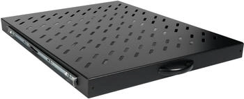 Equip Fachboden variabel 19" für Serverschränke 1U 80cm sw 0,8 m (EZVS-19-1-80-B)