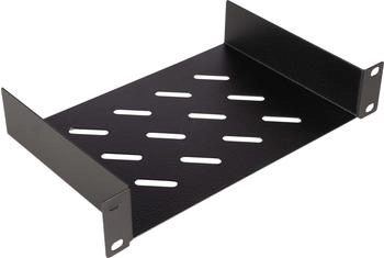 Equip Fester Fachboden 10' - 1HE 150mm Schwarz Regalboden Schwarz 100 kg 1U Türkei 48,3 cm (19