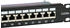 Equip Pro Patch Panel CAT 6a RJ-45 X 24 Schwarz 1U 48,3 cm (19