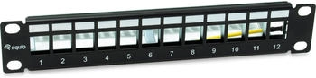 Equip Patchpanel 12x RJ45 Cat6A 10" FTP 1HE Premium schwarz FTP RJ-45 (769331)