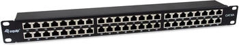 Equip Patchpanel 48x RJ45 Cat6A 19" FTP 1HE Premium schwarz FTP RJ-45 (326626)