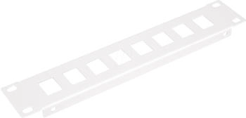 Equip Patchpanel 10" mit Keystone Montage 1U grau (EZKP-10-G)