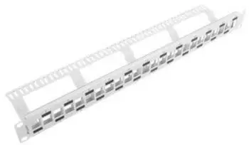 Lanberg PPKS-1224-S Patch Panel 1U Grau