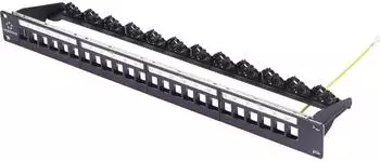 Renkforce Patch Panel 24-Port 19" 1HE, schwarz, unbestückt (RF-6804430)