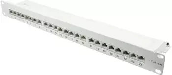 Good Connections Patchpanel 19" Cat.6a STP 24-Port 1HE weiß (GC-N0146)